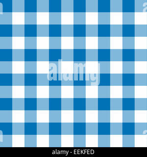 Two toned blue and white seamless checkered background Stock Photo