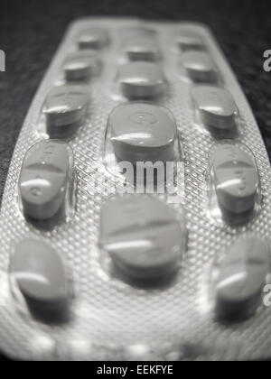 Blister pack of Citalopram anti-depression tablets Stock Photo