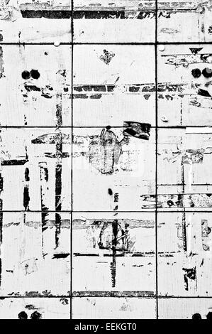 Old tiles with tape marks, as an abstract Stock Photo