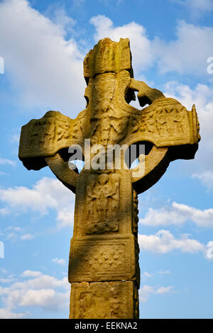 ardboe high celtic cross county tyrone ireland Stock Photo