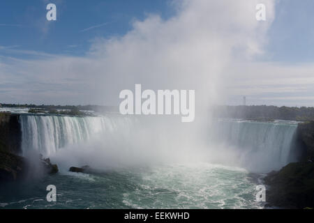 Horseshoe falls seen from the Canadian side Stock Photo