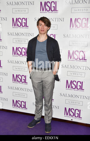 London, UK. 19th January, 2015. Greg Austin attends the MediaSkin Gifting Lounge at Salmontini 1 Pont St, Belgravia, London. Credit:  See Li/Alamy Live News Stock Photo