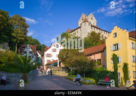 Burg Meersburg, Old Castle, Meersburg, Baden-Württemberg, Germany Stock Photo