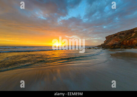 Venus Bay at sunset, Victoria, Australia Stock Photo