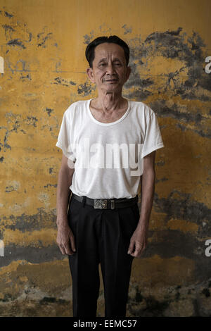 Hoang Vu Bang fought in the Vietnamese province of Quang Ngai between May 1965 and July 1967. It became affected by Agent Orange Stock Photo