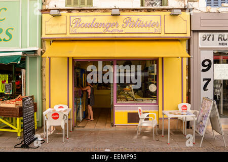 Boulanger and Patissier shop in Martigues, Bouches du Rhone, PACA (Provence-Alpes-Cote d'Azur), France Stock Photo