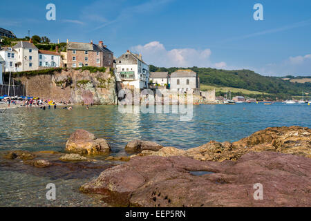 The seaside village of Cawsand on the Rame Peninsula Cornwall England UK Europe Stock Photo