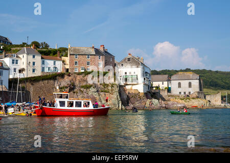 The seaside village of Cawsand on the Rame Peninsula Cornwall England UK Europe Stock Photo