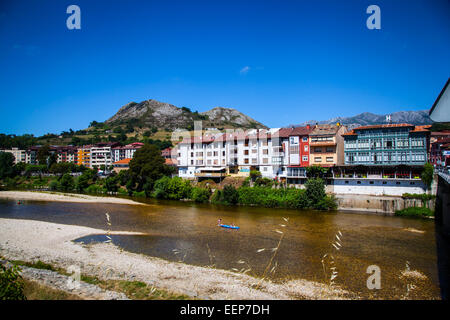 Village at Asturias, Spain Stock Photo