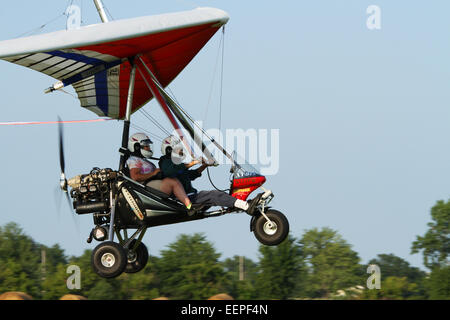 AIRBORNE WINDSPORTS model EDGE XT-912-L. A Weight-shift-control experimental aircraft with ROTAX model 912UL engine. Trike confi Stock Photo