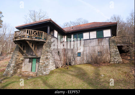 Massanutten lodge at Skyland Resort, in the Blue Ridge Mountains of Virginia. Stock Photo