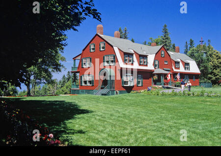 Franklin D. Roosevelt's summer residence in Campobello Island, New Brunswick, Canada. Stock Photo