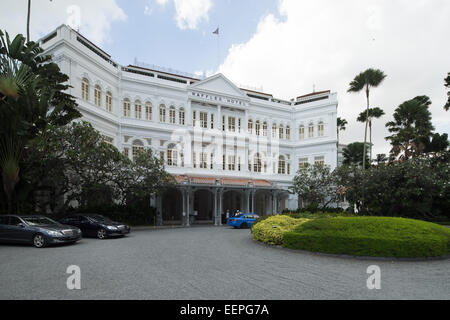 Historic Raffles Hotel, Singapore. Stock Photo