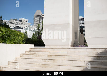 Civilian War Memorial, Singapore. Stock Photo