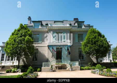 Maryland, Annapolis, United States Naval Academy, Superintenent's Quarters Stock Photo