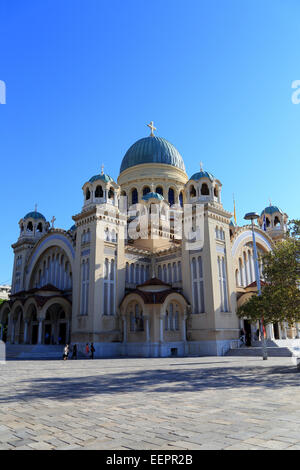 St. Andrew's Cathedral in Patra, Greece Stock Photo