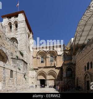 Church of the Holy Sepulchre, The main entrance. Stock Photo