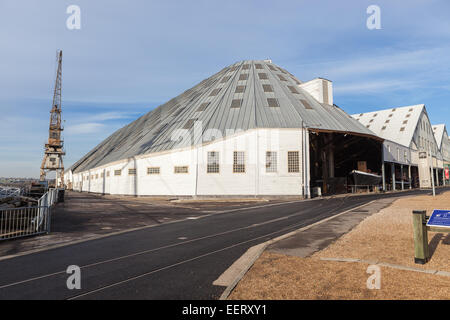 The Big Space building in the Historic Dockyard at Chatham, Kent, England, UK, Britain Stock Photo
