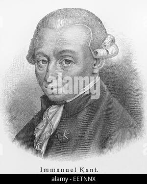 Immanuel Kant, German Philosopher - Vintage Portrait Stock Photo - Alamy