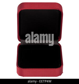 Red gift box isolated on a white background Stock Photo