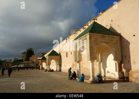 Place el-Hedim, main square in Meknes, Morocco Stock Photo