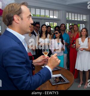 Rand Luxury presents 'Brunch With Aston Martin' in The Hamptons New York  Featuring: Atmosphere Where: New York City, New York, United States When: 19 Jul 2014 Stock Photo