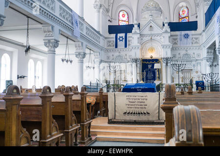 Old Synagogue, prayer room, Brasov, Transylvania, Romania Stock Photo