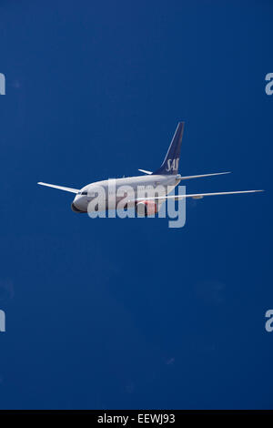 LN-RRR SAS Scandinavian Airlines Boeing 737-683 in flight Stock Photo