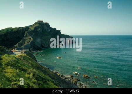 San Juan de Gaztelugatxe islet, Bermeo, Basque Country, Spain, Europe Stock Photo