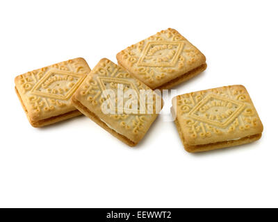 CUSTARD CREAM BISCUIT Stock Photo - Alamy