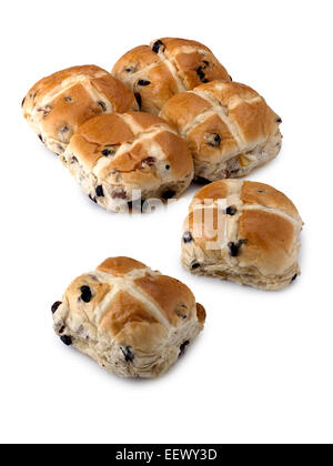 hot cross buns Stock Photo
