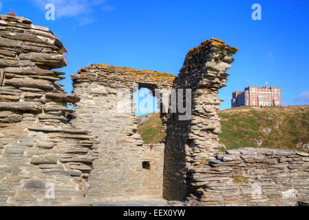 Cornwall, England, United Kingdom, Tintagel Stock Photo