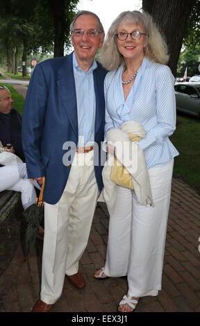 Opening night of 'Clever Little Lies' held at the Guild Hall - Arrivals  Featuring: Roy Furman,Blythe Danner Where: Southampton, New York, United States When: 19 Jul 2014 Stock Photo