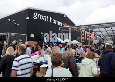 Great Homer St Street Market Greatie Liverpool UK Stock Photo