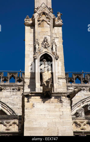 Statue York Minster York Yorkshire England Stock Photo