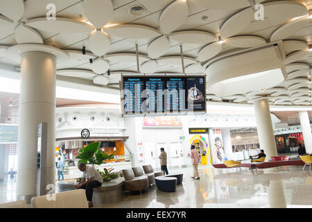 Departure terminal at Chhatrapati Shivaji International Airport,Mumbai, International Airport,Bombay,Maharashtra,India, Asia. Stock Photo