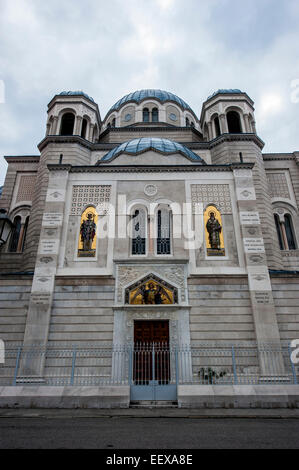 Serbian Orthodox Saint Spyridon Church in Trieste, Italy. Stock Photo