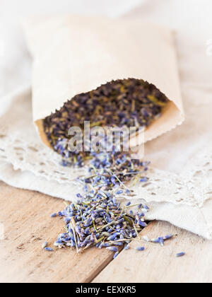 Dry lavender flowers. Stock Photo