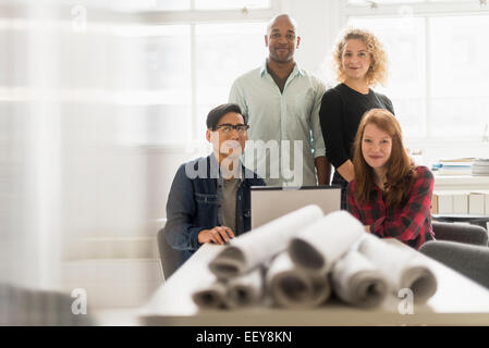 Group of business people in office Stock Photo