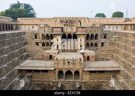 India, Rajasthan, Abhneri, Chand Baori water tank Stock Photo