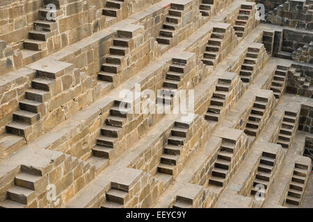 India, Rajasthan, Abhneri, Chand Baori water tank Stock Photo