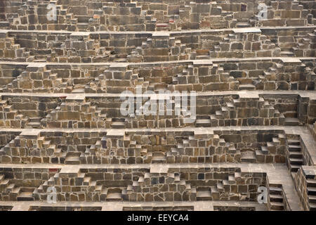 India, Rajasthan, Abhneri, Chand Baori water tank Stock Photo