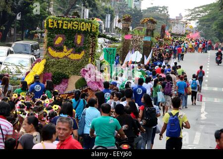 Float parade in the streets of Quezon City for the First Float making ...