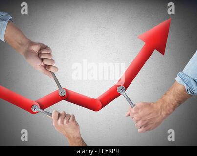 Working together Stock Photo