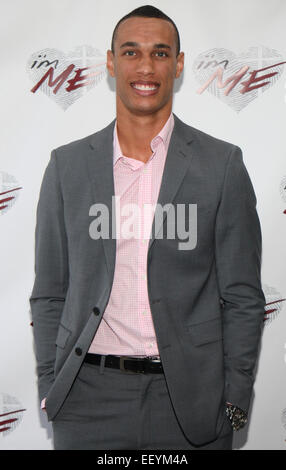 NY Jets Wide Receiver David Nelson hosts the NYC launch of i'mME event at Hotel Chantelle Rooftop  Featuring: David Nelson Where: New York City, New York, United States When: 21 Jul 2014 Stock Photo