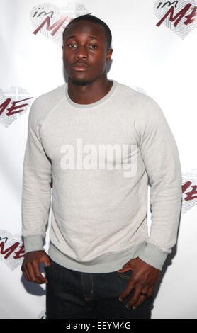 NY Jets Wide Receiver David Nelson hosts the NYC launch of i'mME event at Hotel Chantelle Rooftop  Featuring: Bilal Powell Where: New York City, New York, United States When: 21 Jul 2014 Stock Photo