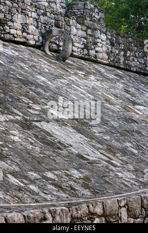 Mayan Ball Court, Coba, Riviera Maya, Yucatan, Mexico. Stock Photo