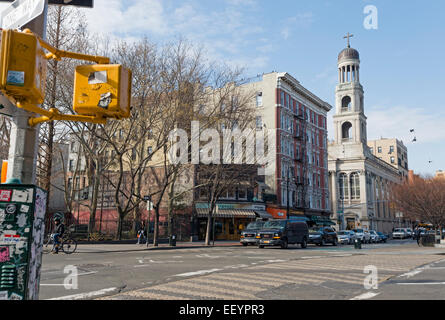 New York, NY - Sixth Avenue and Bleecker Street in Greenwich Village ©Stacy Walsh Rosenstock Stock Photo