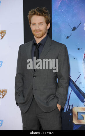 Film Premiere of Guardians of the Galaxy  Featuring: Seth Green Where: Los Angeles, California, United States When: 22 Jul 2014 Stock Photo