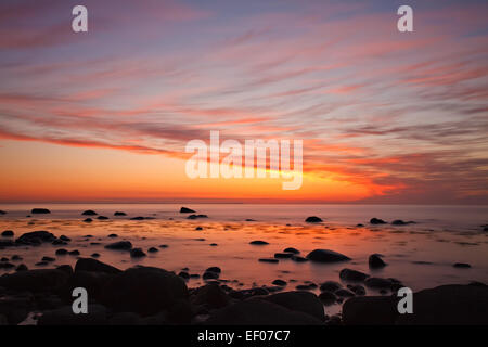 On the Baltic Sea coast of Rügen (Germany). Stock Photo